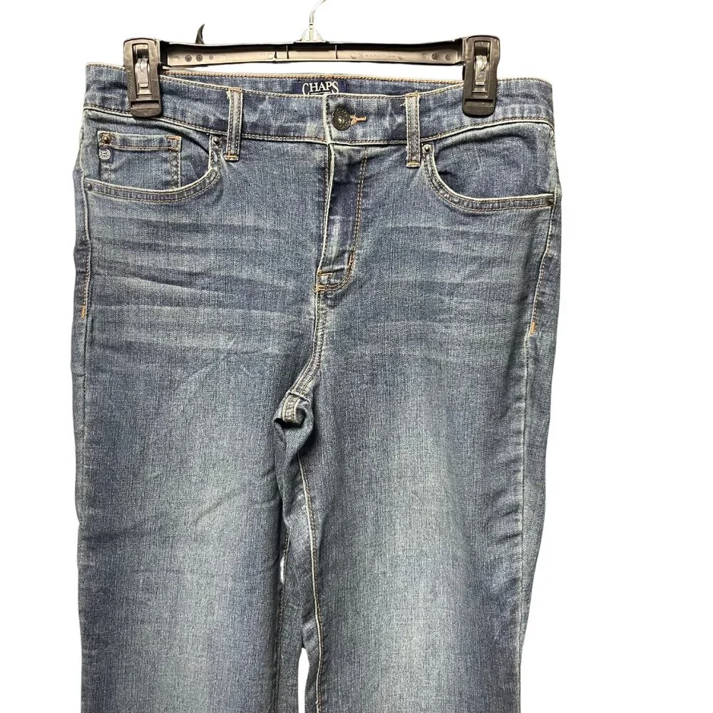 Chaps Mid Rise Crop Kick Jeans Women’s Size 10 / 30 Average - Picture 7 of 8